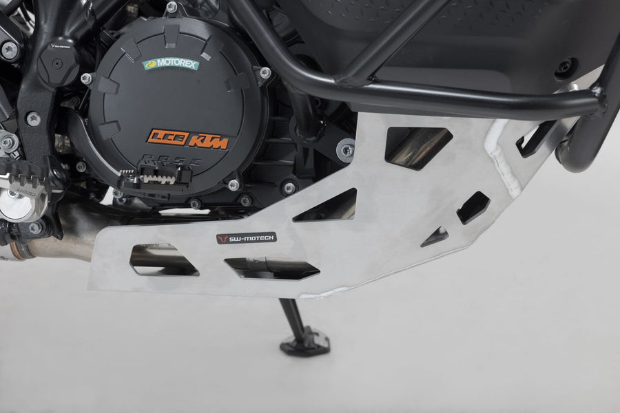 KTM 1290 Super Adventure R [2021-2024] - Barra protectora del motor plateada – Imagen 5