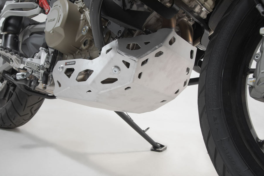 Ducati Multistrada V4 1200 [2022-2024] - barra protectora del motor plateada - foto 3