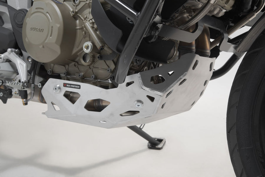 Ducati Multistrada V4 1200 [2022-2024] - barra protectora del motor plateada - foto 4