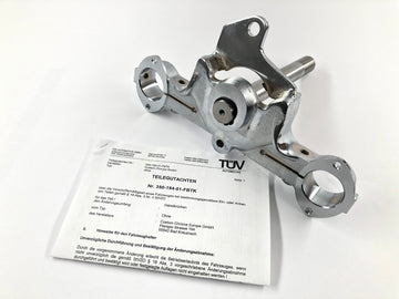 Harley Davidson FLST [1986-1990] - abrazadera triple inferior para FL Softail cromada