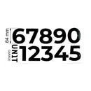 BMW F 900 GS [2023-] - Schwarze Klebenummern
