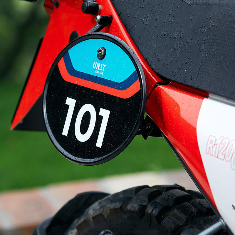 BMW R nineT 1200 Racer [2017-2020] - Weiße Klebenummern