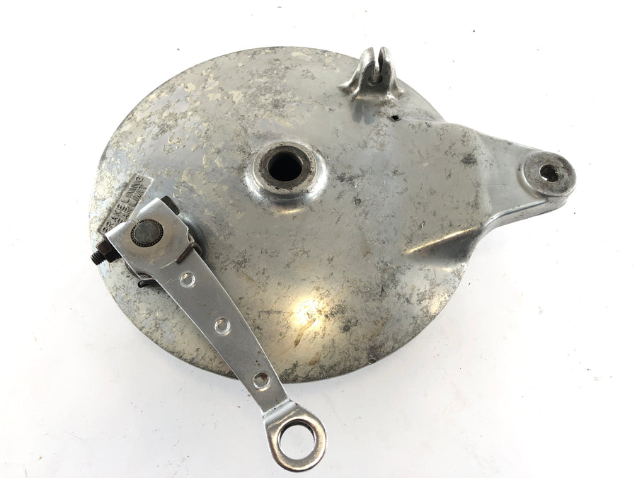 Suzuki T 500 [GT 500] - Tambor de freno de placa de anclaje de freno