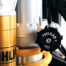 BMW F 450 GS [2026-] - Knopf zur Einstellung der Vorspannung des Öhlins-Stoßdämpfers