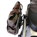 BMW R 1200 GS LC Rad [2013-2019] - Taschenhalter Aluminium mit verstellbarer Lederfront, Schnellkupplung und rechtem Rahmen