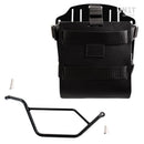BMW R 850 R / R 1100 R [1993-2002] - Portabolsas de aluminio con frontal de cuero, enganche rápido y marco derecho