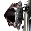BMW R nineT 1200 Racer [2017-2020] - Aluminium-Taschenhalter mit verstellbarer Lederfront, Schnellkupplung und Rahmen