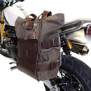 BMW R nineT 1200 Racer [2017-2020] - Aluminium-Taschenhalter mit verstellbarer Lederfront, Schnellkupplung und Rahmen