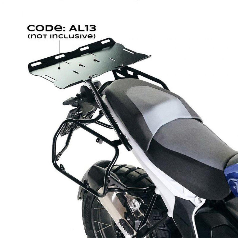 BMW R 1300 GS [2024–2026] - Gepäckträger hinten mit Soziusgriffen (Silberfarbe)