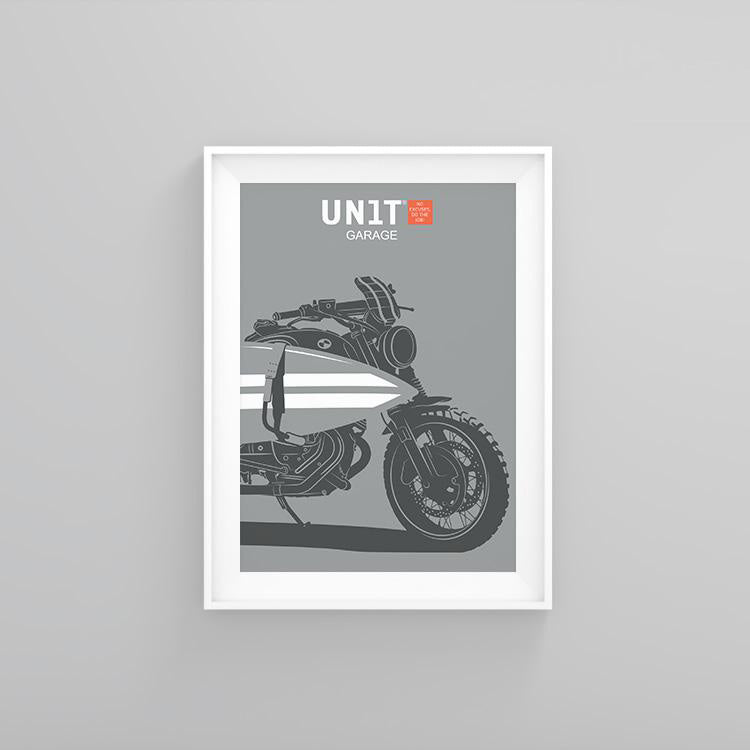 BMW R nineT 1200 Urban G/S (hoher Auspuff) [2017-2023] - Poster E