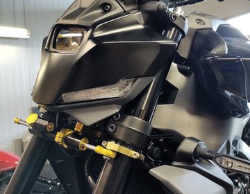 Yamaha MT-09 [HYPERPRO] - Kit de montaje de amortiguador de dirección, dorado (MK-YA09-B002)