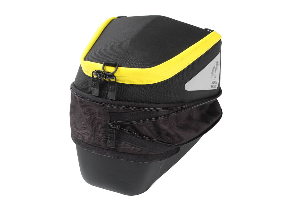 Bolsa sobre depósito [Hepco & Becker] - Royster negro/amarillo 5-8 litros – anillo para depósito