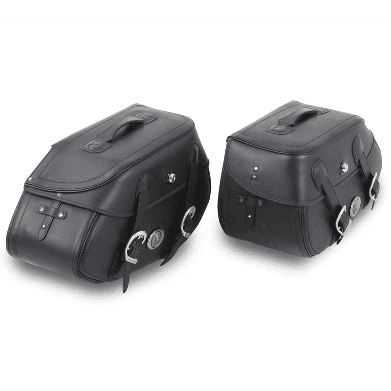 Bolsa para motocicleta [Hepco & Becker] - alforjas Buffalo negro - soporte para alforjas tubular