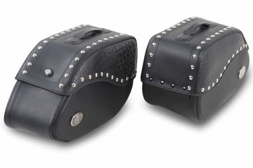 Bolsa de moto [Hepco & Becker] - alforjas Negro marfil - soporte para alforjas tubular