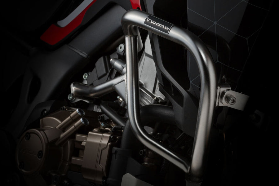 Honda CRF 1000 L Africa Twin [2016-2019] - defensas plateadas – imagen 1