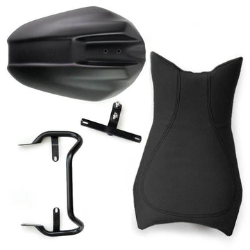 BMW R nineT 1200 Urban G/S (escape bajo) [2017-2023] - Asiento individual de lona