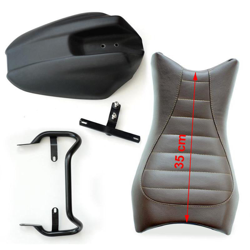 BMW R nineT 1200 Urban G/S (escape bajo) [2017-2023] - Asiento individual de cuero