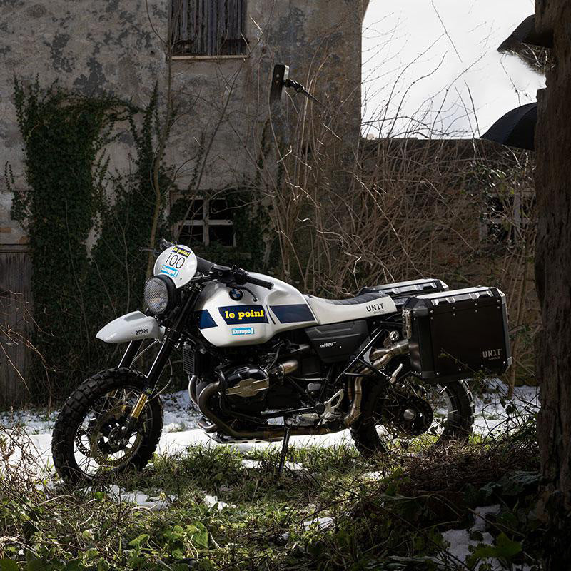 BMW R nineT 1200 Urban G/S (hoher Auspuff) [2017-2023] - Paris Dakar HA83 Panzer