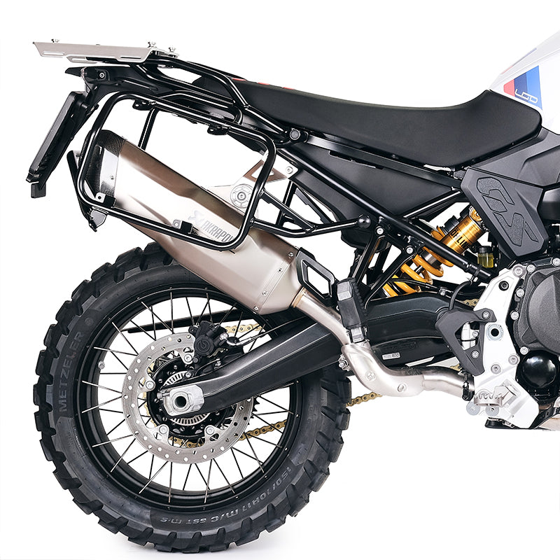 BMW F 900 GS [2023-] - Atlas Aluminium-Seitenkoffer-Set 48L + 41L + Atlas Aluminium-Satteltaschenrahmen