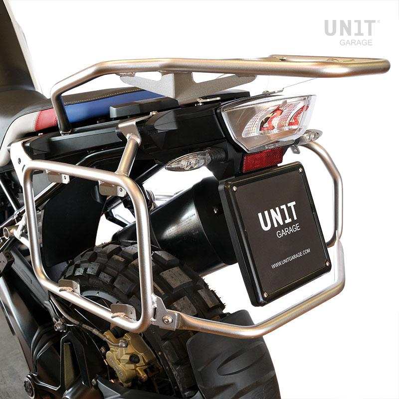 BMW R 1250 GS Adventure [2019-2023] - Paar Cult-Seitentaschen Canvas 40–50L + Paar Aluminiumplatten + Taschenrahmen Alu R1200GS LC - R1250GS & ADV