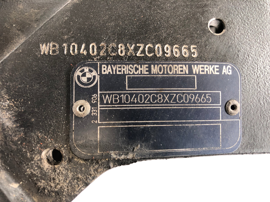BMW R 1100 R Tipo 259 [1999] - Cabeza de marco con papeles