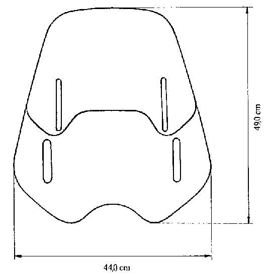 BMW Vario-Screen Bike-Varioscreen para bicicletas desnudas "VNB"