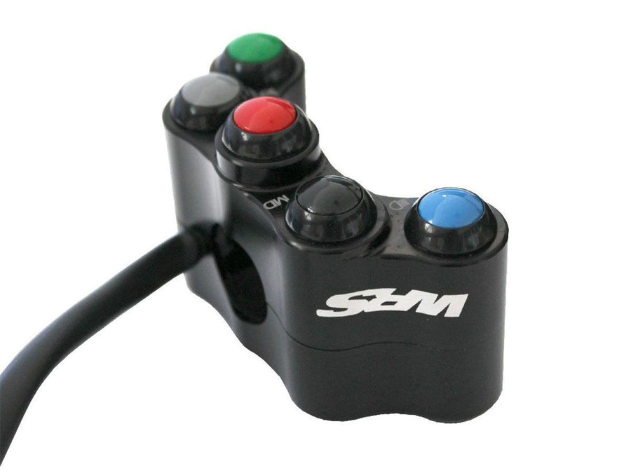 Aprilia RSV4 [2009-2016] - Centralita de calle izquierda, 7 botones - Vista 2