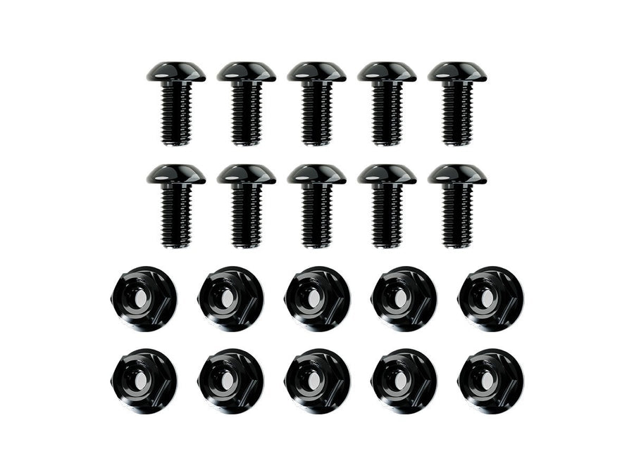 [WRS] - Windschild-Schraubensatz M5x10 mm mit Muttern – Ansicht 1