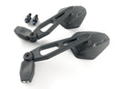 Universal Mirror Diego [bienes de stock] -ABS Adaptador negro 2x M8-R E probado-3