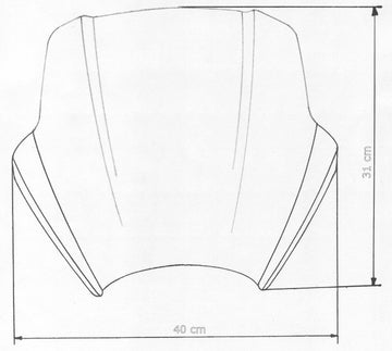 Pantalla de velocidad BMW para pantalla de velocidad de bicicleta desnuda para bicicletas desnudas "SP" - 0